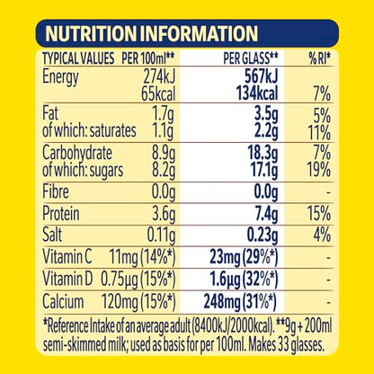 Nestle Nesquik Banana Flavour Milkshake Mix, 300 g - "Nesquik Banana - 300g of Banana Flavored Milkshake Mix!"