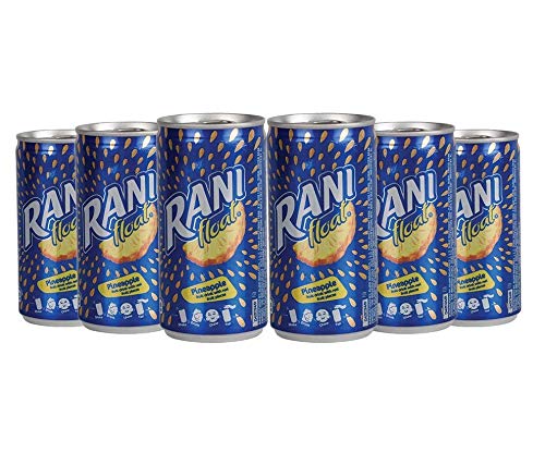 Rani Pineapple Float 180ml, Pack of 6 - Refreshing pineapple float drink, pack of 6!