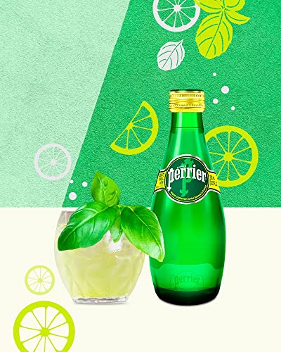 Perrier Carbonated Mineral Water â€¢ Water Captured at the Source in France, 11.16 fl oz â„® 330 ml, 4 Pack - "French mineral refreshment!"