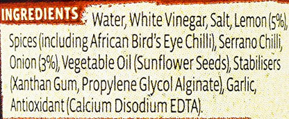 Nando's Extra Hot Peri Peri Sauce, 125ml - "Fiery Extra Hot Kick!"