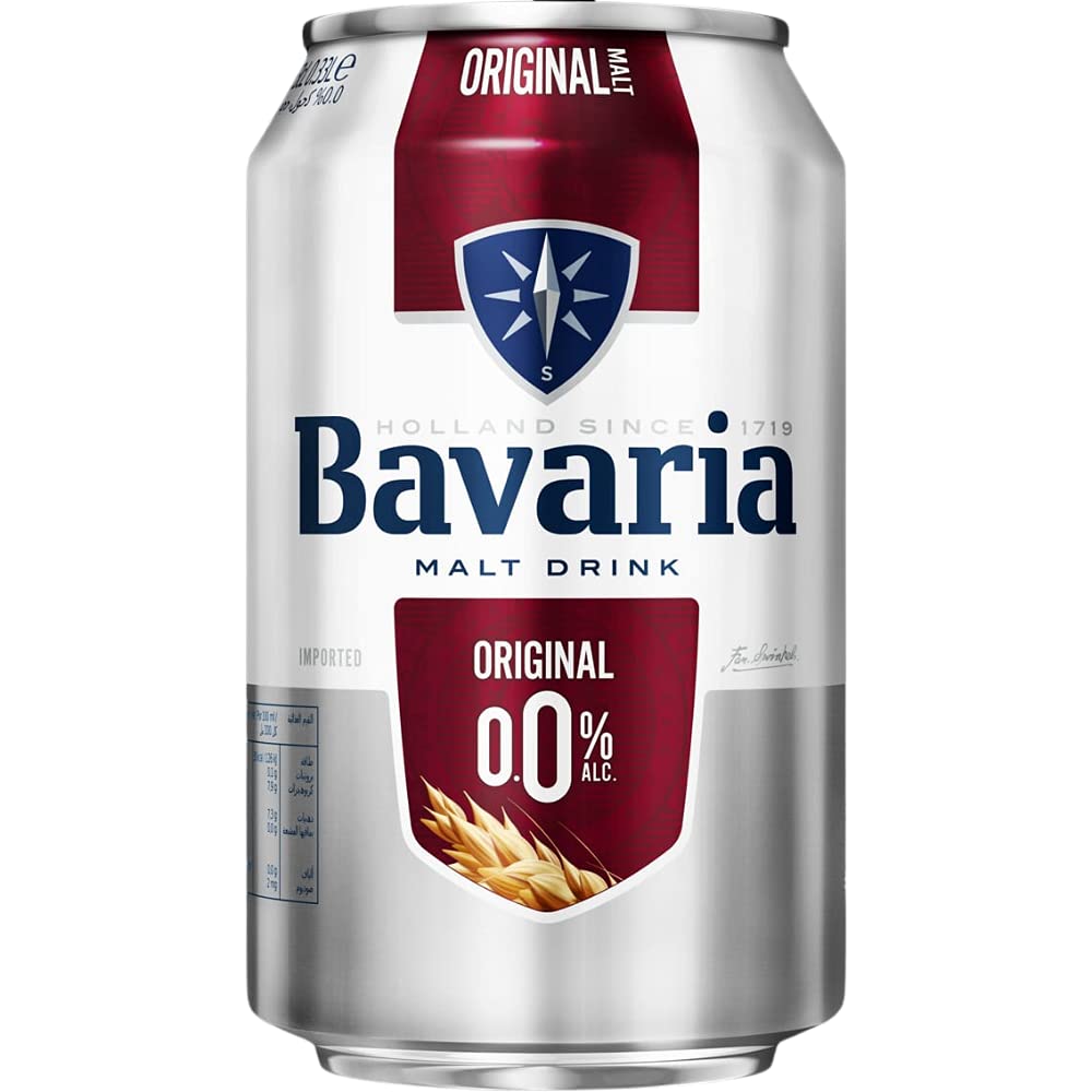 Bavaria Non-Alcoholic Beer Malt Drink Can, 6 X 330 ml