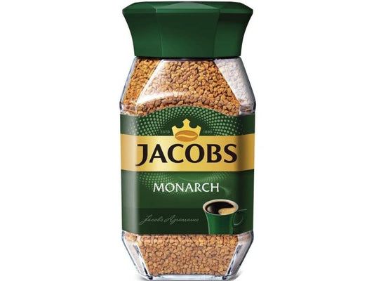 Jacobs Monarch Instant Coffee, 47.5g - Enjoy a quick coffee fix with Jacobs Monarch instant coffee, 47.5g.