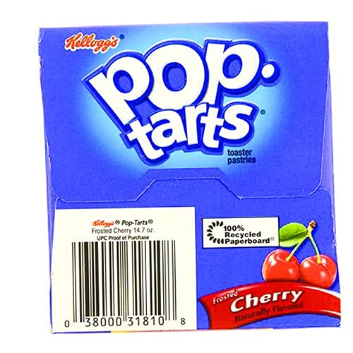 Pop Tarts Frosted Cherry, 2 x 384 g - "Cherry Pop-Tart delight!"