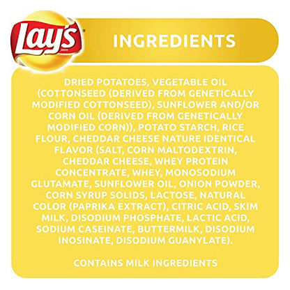 Lay's STAX Cheddar Cheese, 2 X 155.9g - "Double Cheddar Crunch!"