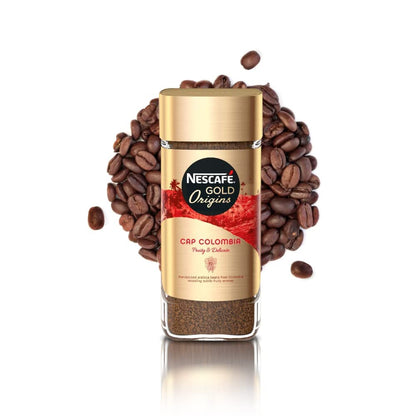 Nescafe Cap Colombia Instant Coffee Granule Jar, 100 Gram - "Instant Cap Colombia Coffee!"