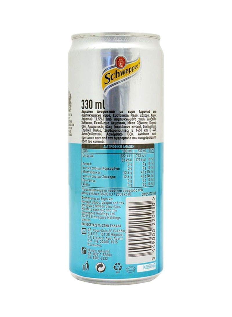 Schweppes Bitter Lemon Can 320ml, Pack of 6 Cans (Imported Product)