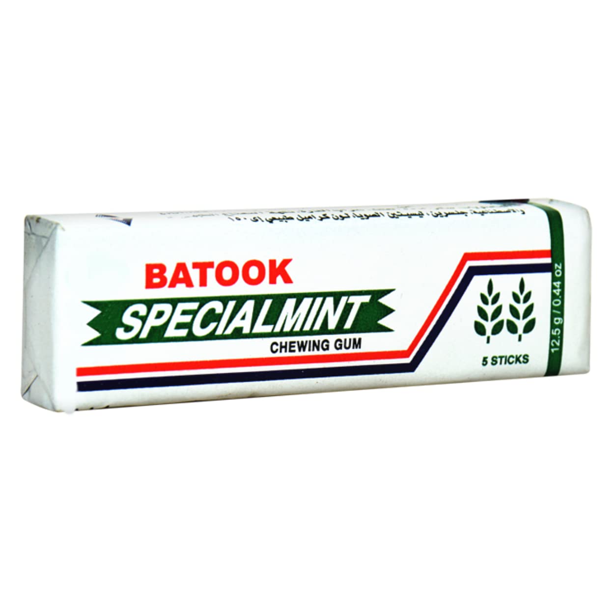 Batook 5 Sticks Special Mint Gum, 20 X 12g - Pack of 1 - Minty freshness in every stick