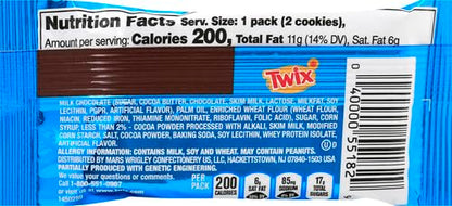 Twix Cookies & Creme Milk Chocolate Bar 38.6g pack of 2