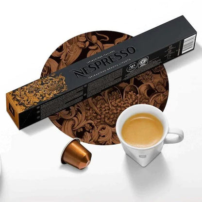 Nespresso Ispirazione Genova Livanto Limited Edition Coffee Pods (1 Sleeve, 10 Pods) - "Ispirazione Genova Livanto - Limited Edition Italian Pods!"