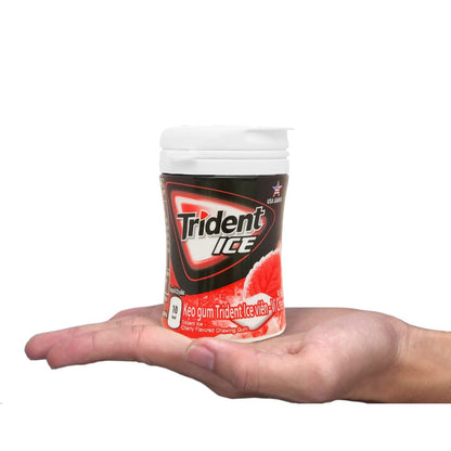 Trident Ice Cherry Flavor Chewing Gum, 1.9 oz ℮ 56 g, 6 Pack