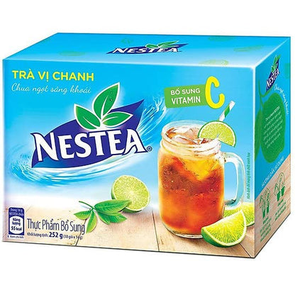 Nestle Nestea Lemon Iced Tea Vitamin C 252g - "Nestea Lemon Iced Tea - 252g with Vitamin C Refreshment!"