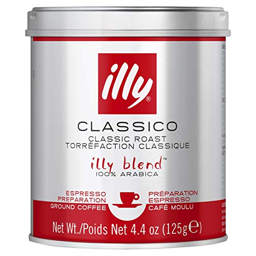 illy Classic Roast Ground Coffee, 125g - Classic roast ground coffee, 125g of rich flavor.