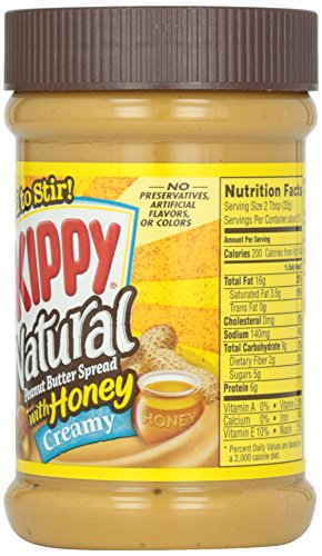 Skippy Peanut Butter Natural Honey, 425G