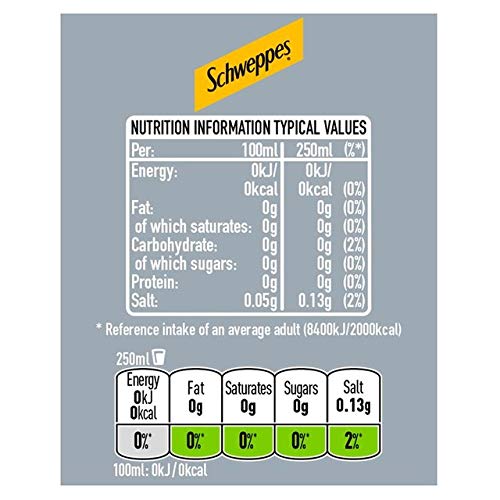 Schweppes (Soda Water, Pack Of 12), 3.9 Grams