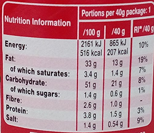 Pringles Crisps - Original, 40g Tin - Original Pringles crisps!