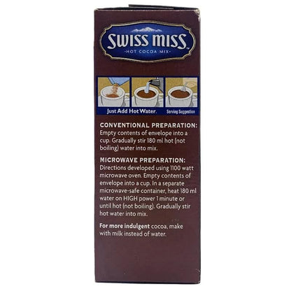 Swiss Miss Dark Chocolate Mocha Hot Cocoa Mix - Rich & Creamy Blend for Ultimate Indulgence, 248g