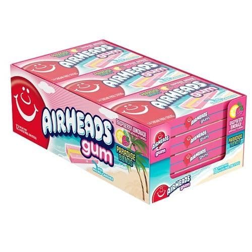 Airheads Paradise Blends Imported Chewing Gum - 14 Sticks Each - Pack of 12 - Tropical Escape!