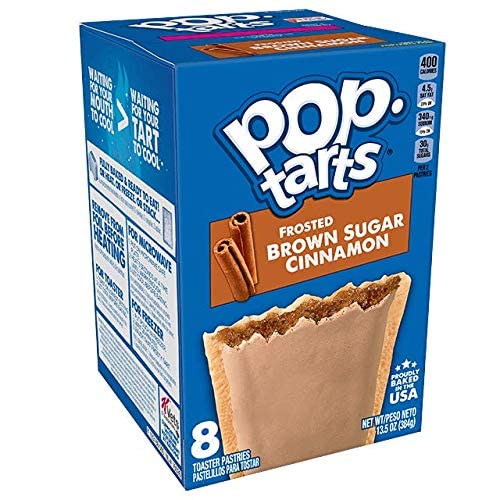 Pop Tarts Frosted Brown Sugar Cinnamon, 2 x 384 g - "Brown sugar cinnamon Pop-Tarts!"