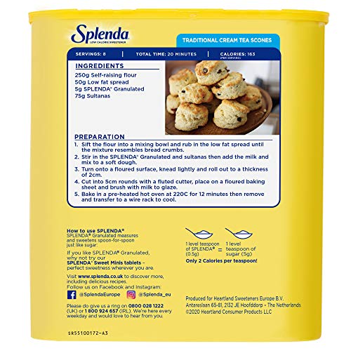 Splenda Granulated Sugar, 75 g