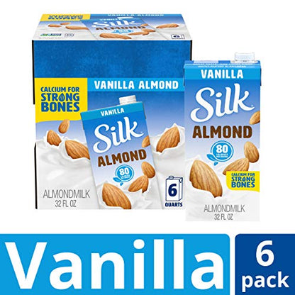 Silk Pure Almond Vanilla, 32-Ounce (Pack of 6)