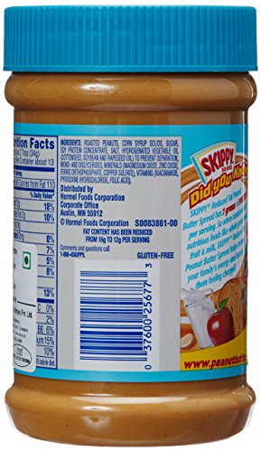 Skippy Reduced Fat Creamy Peanut Butter, 462g