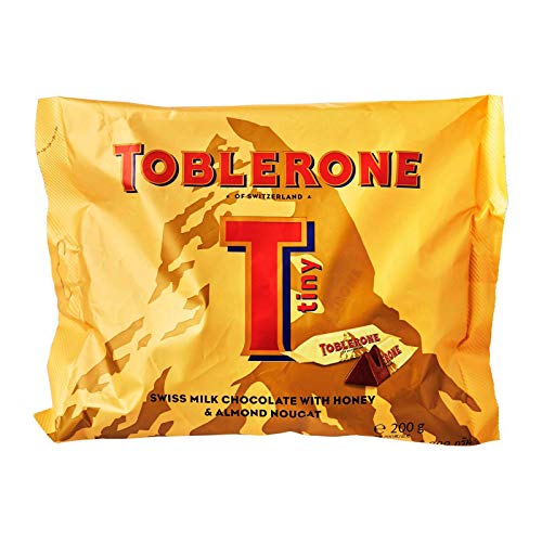 Toblerone Swiss Milk Chocolate with Honey & Almond Nougat 200 Grams