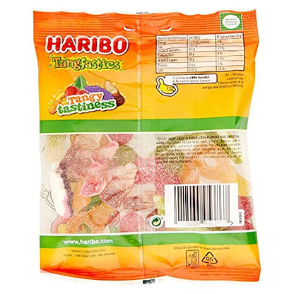 HARIBO Tangfastics Share Size, 4.94 oz ℮ 140 g - Tangy jelly beans in a share size pack.