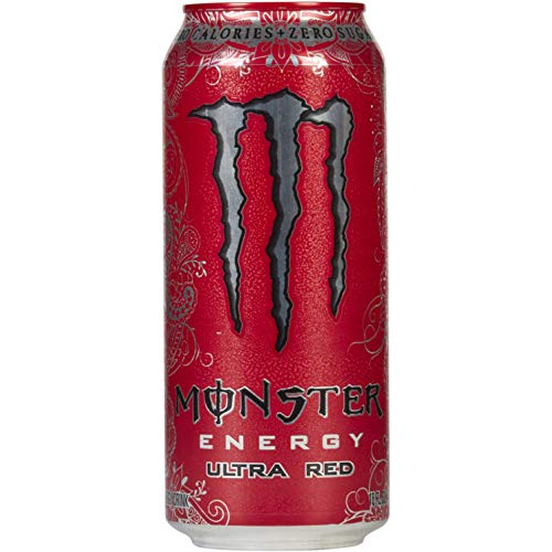 Monster Energy Ultra Red 500ml (Pack Of 4pcs) - "Ultra Red Rush!"