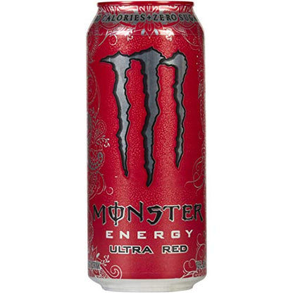 Monster Energy Ultra Red 500ml (Pack Of 4pcs) - "Ultra Red Rush!"