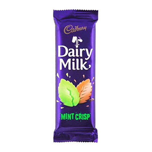 Cadbury Dairy Milk Chocolate Mint Crisp (80 g) - Minty crisp