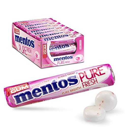 Mentos Sugarfree Pure Fresh, Bubble Fresh, 24 x 15.5 g - "Bubble Freshness!"