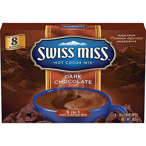 Swiss Miss Dark Chocolate 3 in 1 Hot Cocoa Mix 283gm