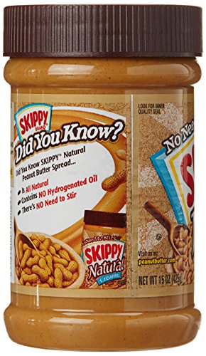 Skippy Peanut Butter Natural Creamy, 425G