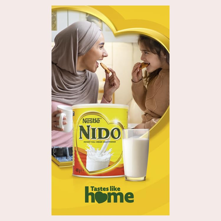 Nido Nestle Instant Milk Powder, 400 G, 14 Ounce - "Nido Instant Milk Powder - 400g of Instant Creamy Bliss!"