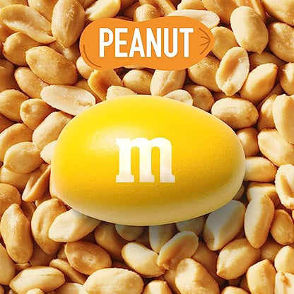 M&M's Peanut Chocolate Candies, 87.9 g, Yellow & Brown - "Peanut Choco Joy!"