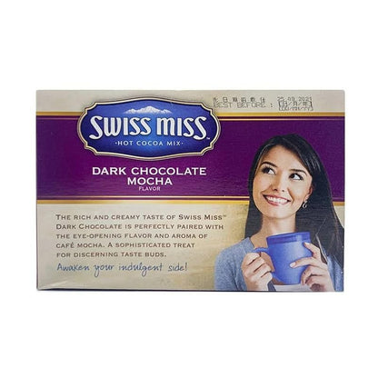 Swiss Miss Dark Chocolate Mocha Hot Cocoa Mix - Rich & Creamy Blend for Ultimate Indulgence, 248g