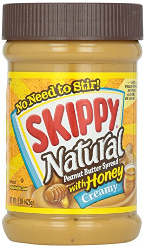 Skippy Peanut Butter Natural Honey, 425G