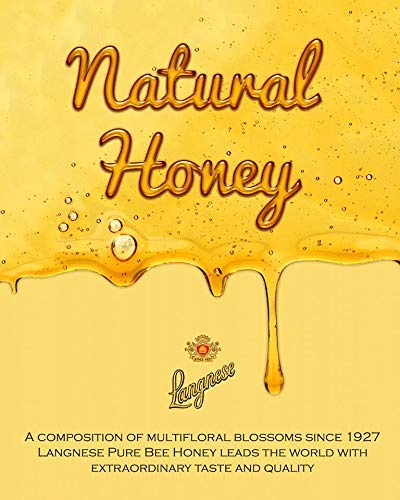 Langnese Pure Bee Honey Golden Clear, 2 x 500 g - "Golden Honey Duo!"