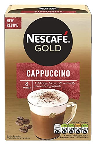 Nescafe Gold Cappuccino, 2 x 124 g - "Double Delight - Gold Cappuccino!"