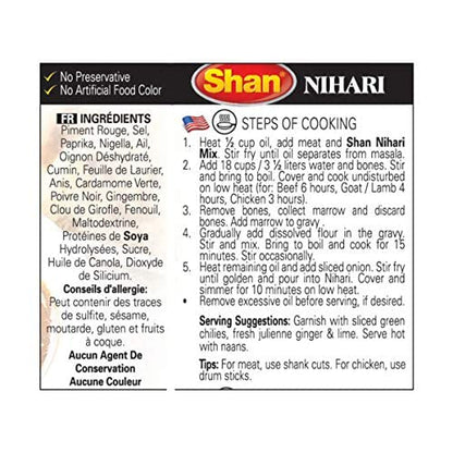 Shan Nihari Masala, 2.12 oz ℮ 60 g, 4 Pack