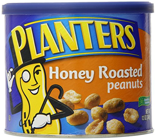 Planters Peanuts - Honey Roasted, 340g Box - "Crunchy honey-roasted peanuts!"