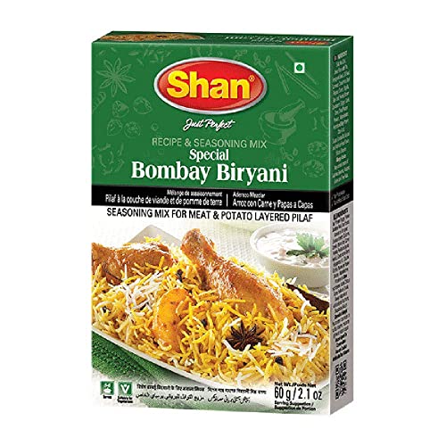 Shans Special Bombay Biryani Masala, 2.12 oz / 60 g, 4 Pack