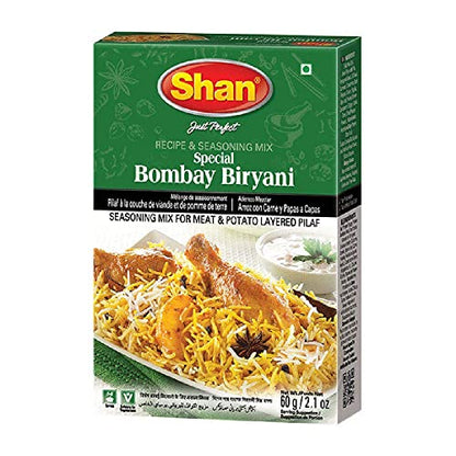 Shans Special Bombay Biryani Masala, 2.12 oz / 60 g, 4 Pack