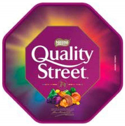 Nestle Quality Street Assorted Milk and Dark Chocolate and Toffees Tub, 650g - "Quality Street - 650g Tub of Assorted Milk & Dark Chocolates and Toffees!"