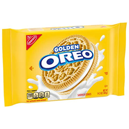 NABISCO Golden Oreo Sandwich Cookies, 405 g - "Golden Oreo Joy!"