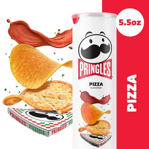 Pringles Pizza Potato Crisps, 158 g - Pizza-flavored Pringles!