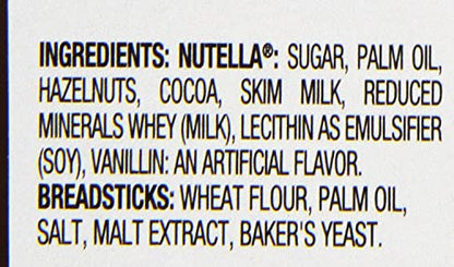 Nutella & Go with Breadsticks, 6 Pack, 6 x 52 g - "Six times the yum!"