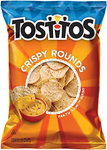 Fritolay Tostitos Crispy Round Tortilla Chips, 283.5g
