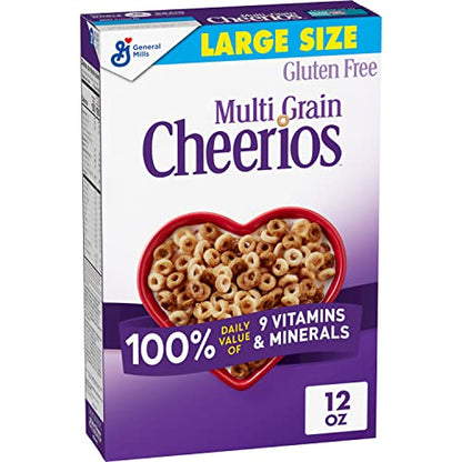 Cheerios Multi Grain Made with 5 Whole Grains Gluten Free 340g - Multi-grain goodness