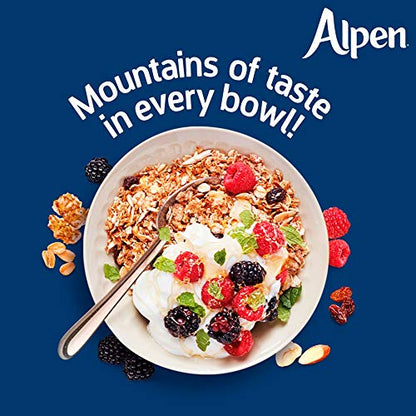 Alpen Swiss Style Muesli with No Added Sugar, 6 X 560 g - Family Pack!